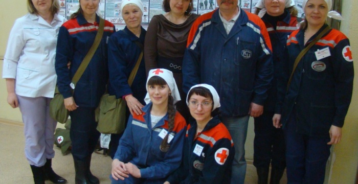 Команда Красноярского цементного завода стала призером смотра-конкурса санитарных дружин