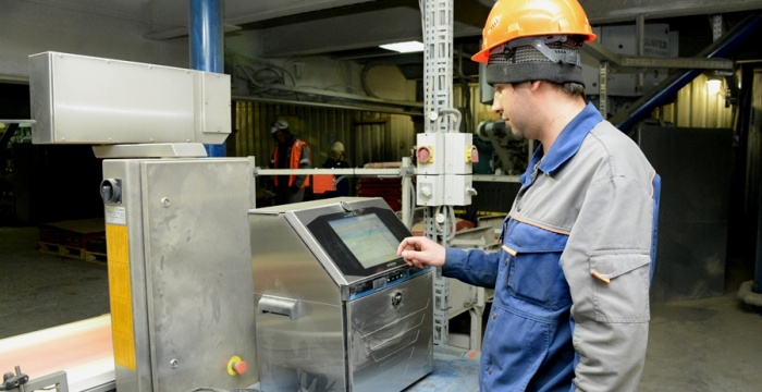 В цехе &laquo;Готовая продукция&raquo; Топкинского цементного завода установлены маркираторы