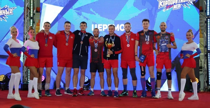 Волейболисты «Красноярского цемента» завоевали бронзу в финале Всероссийских корпоративных игр