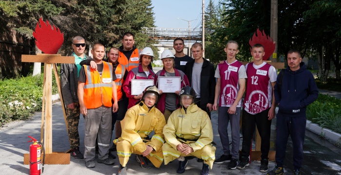 «Искитимцемент» провел первые корпоративные соревнования по пожарно-прикладному спорту